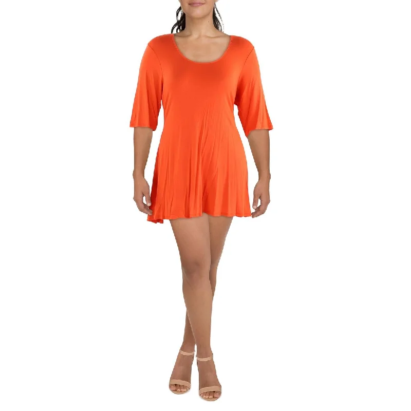 24seven Comfort Apparel Womens Open Chest Mini Mini Dress Chic Puff Sleeve Mini Dress 24seven Comfort Apparel Womens Open Chest Mini Mini Dress Chic Puff Sleeve Mini Dress