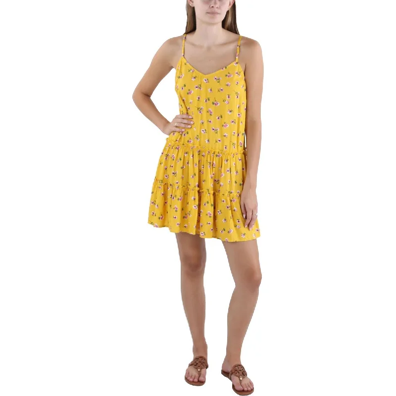 As U Wish Womens Juniors Above Knee Floral Print Mini Dress Classic Solid Mini Dress As U Wish Womens Juniors Above Knee Floral Print Mini Dress Classic Solid Mini Dress