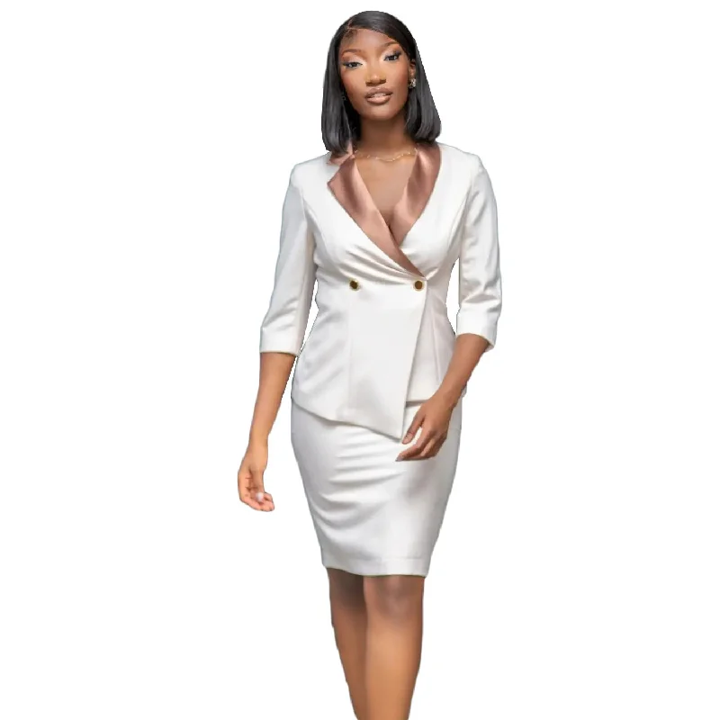 Ivory Slim Women Blazer Street Power For Wedding Satin Lapel Mother of the Bride Wear Evening Party Formal Long Jacket Plaid Jacket Tartan Jacket Houndstooth Jacket Ivory Slim Women Blazer Street Power For Wedding Satin Lapel Mother of the Bride Wear Evening Party Formal Long Jacket Plaid Jacket Tartan Jacket Houndstooth Jacket