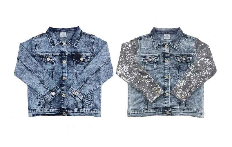 RTS Blue and white denim top Denim jacket 6 A5-14Blue Sequined Denim Jacket GT0148 Elasticated Jacket Padded Jacket Insulated Jacket RTS Blue and white denim top Denim jacket 6 A5-14Blue Sequined Denim Jacket GT0148 Elasticated Jacket Padded Jacket Insulated Jacket